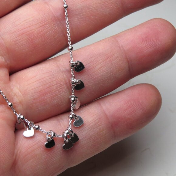 *925 Sterling Silver Charm Necklace - Picture 3 of 4